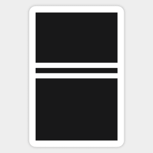 Newcastle Black & White Bars Sticker